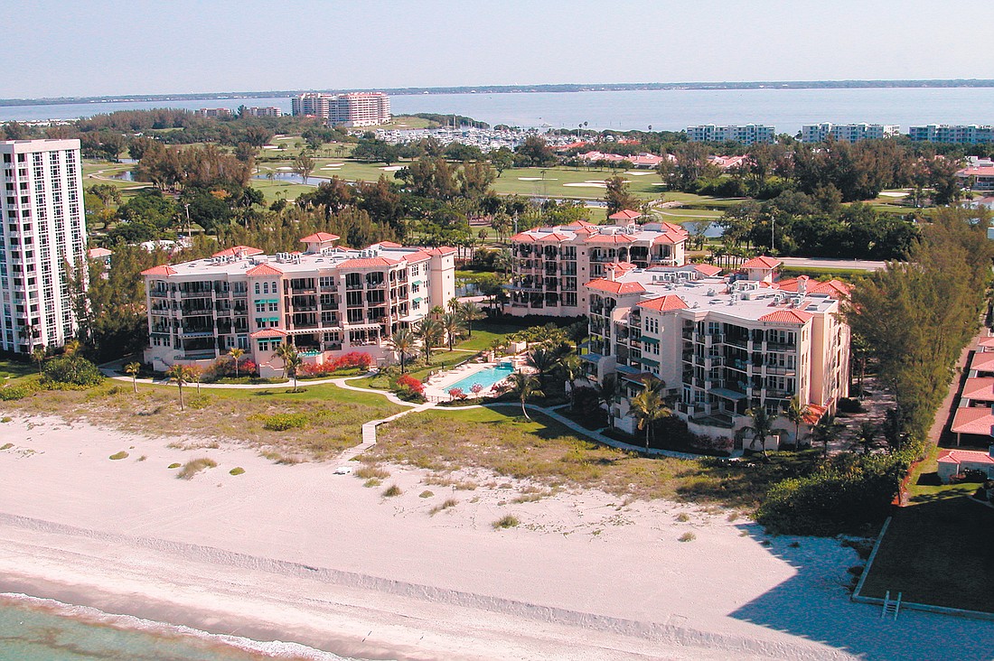 Unit 3B1 at Vizcaya, 2399 Gulf of Mexico Drive, has two bedrooms, three baths and 3,238 square feet of living area. It sold for $2.25 million. File photo.