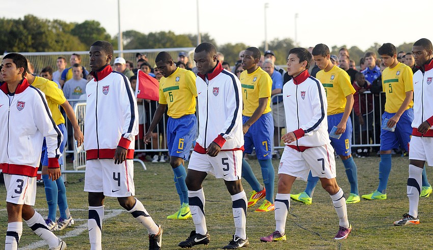 The U.S. Under-17 Men's National Soccer team played Brazil in its final game of the tournament.