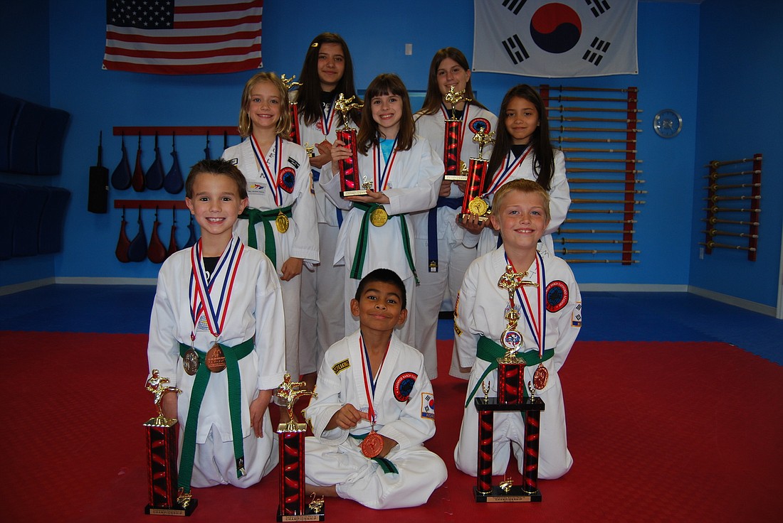 Students from the Lakewood Ranch Taekwondo Academy.