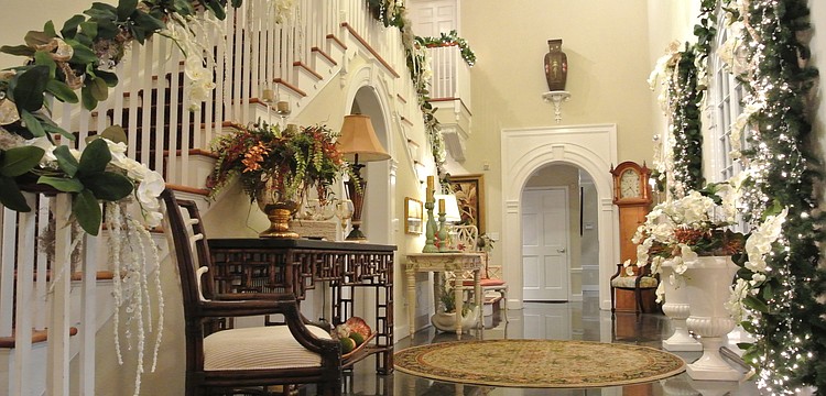 The mansion features the handiwork of 13 designers from the American Society of Interior Designers, who have transformed each room using the latest trends in home design and holiday dÃ©cor.