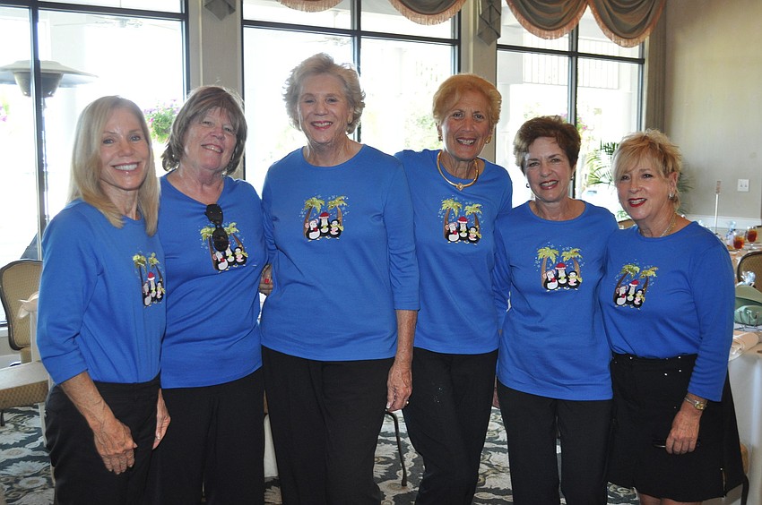 Gail Sack, Linda Abrahamson, Esta Grocer, Ronni Bernard, Nancy Milbauer and Fremajane Wolfson