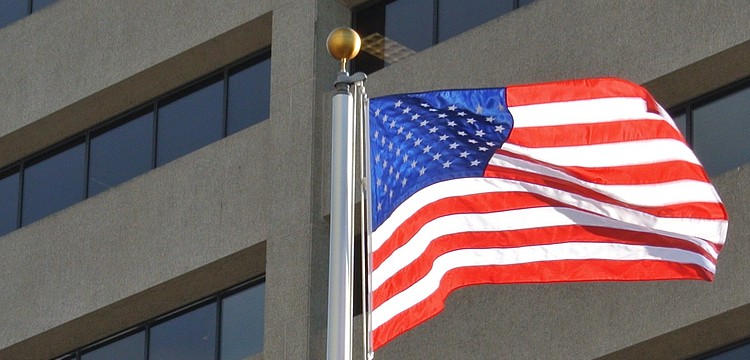 The flag was flown over the U.S. Capitol last month on Veteransâ€™ Day at the request of Congressman Buchanan.