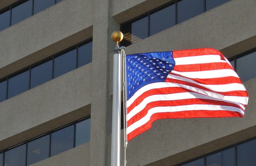 The flag was flown over the U.S. Capitol last month on Veteransâ€™ Day at the request of Congressman Buchanan.