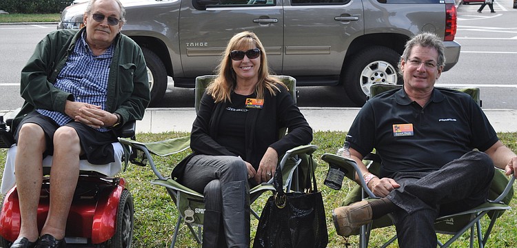 Larry Burns with Coleen and Stephen Weiss