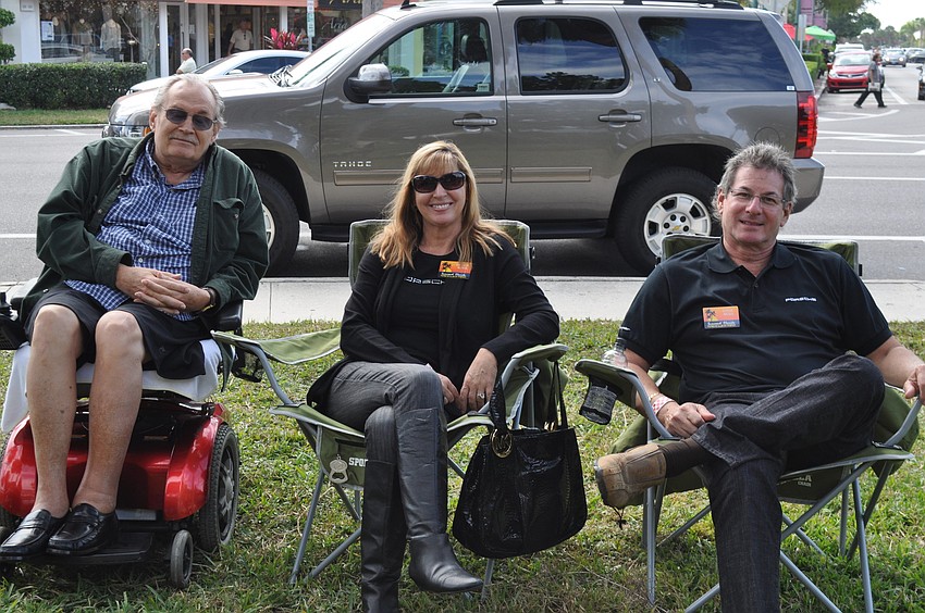 Larry Burns with Coleen and Stephen Weiss