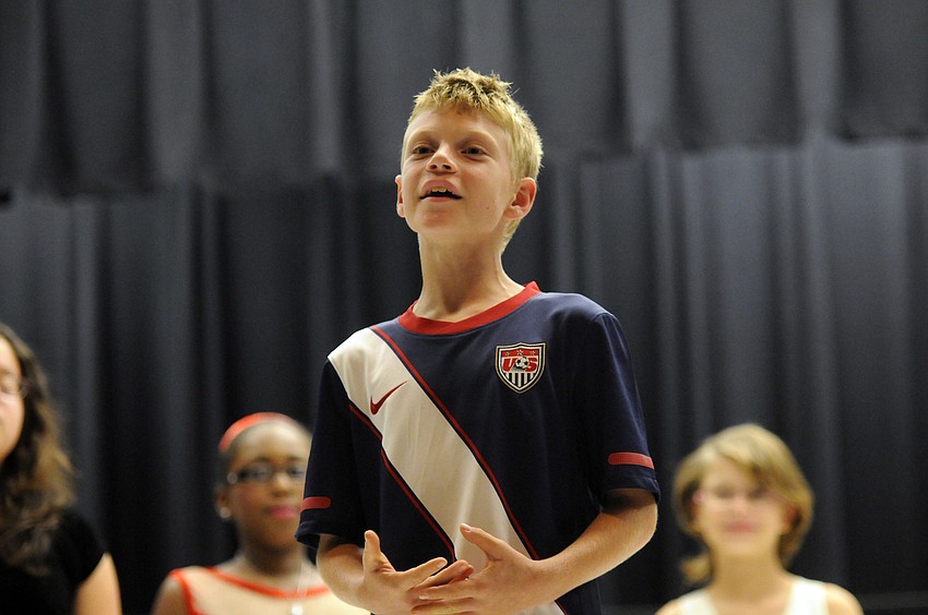 Ten-year-old Jack Malcolm played the role of Jack, the leader of the toys.