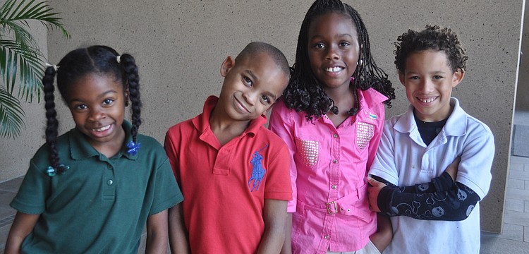 Yaszmine Anderson, Kendrick Sailes, Keliyah Lang and Brian Smith