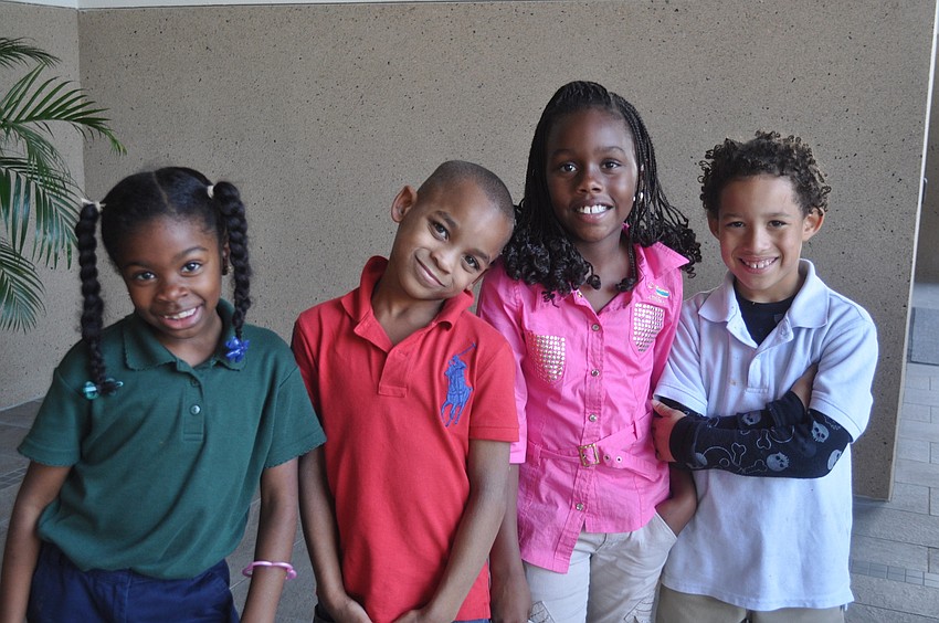 Yaszmine Anderson, Kendrick Sailes, Keliyah Lang and Brian Smith