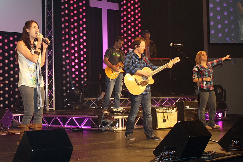 Bayside Community Church's band performed at this year's Rock Out for a Cause.