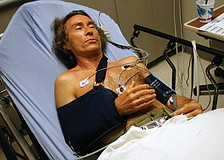 River Club resident John D. Lee was taken to the emergency room at Lakewood Ranch Medical Center after he was attacked by John Sabin Aug. 25. in the parking lot of Braden River Elementary School. Published Sept. 1, 2011.