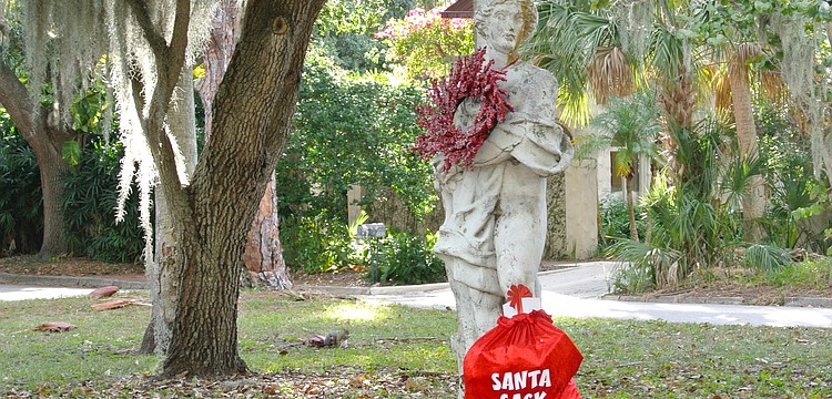 This statue makes its home near the intersection of Osprey Avenue and Orange Avenue.