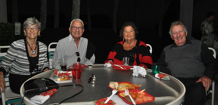 Sonja and John Ellis, Goldie and Tuki Nanos