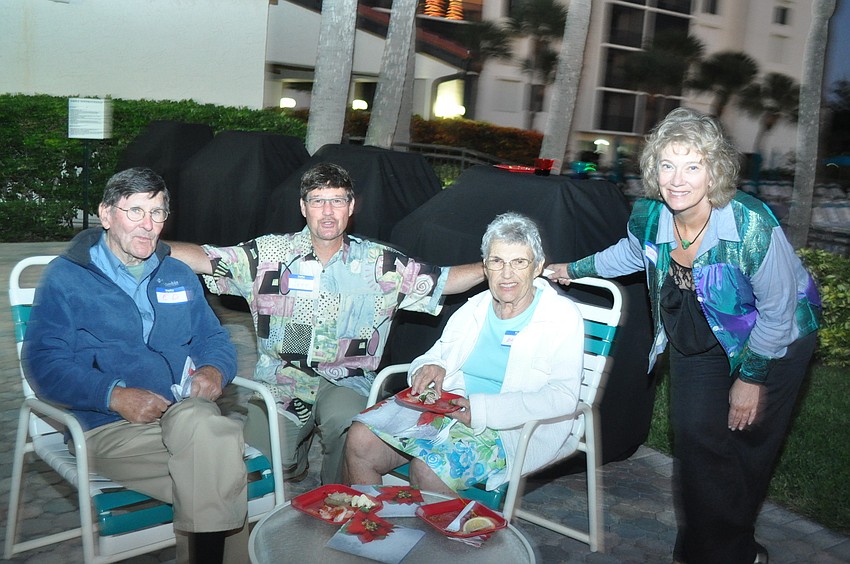 Ed Harkins, Jeff Harkins, Betty Harkins and Barbara Harkins
