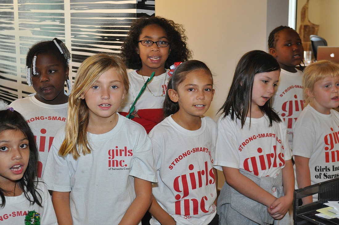 We received a surprise visit this afternoon from the Girls Inc. of Sarasota County!