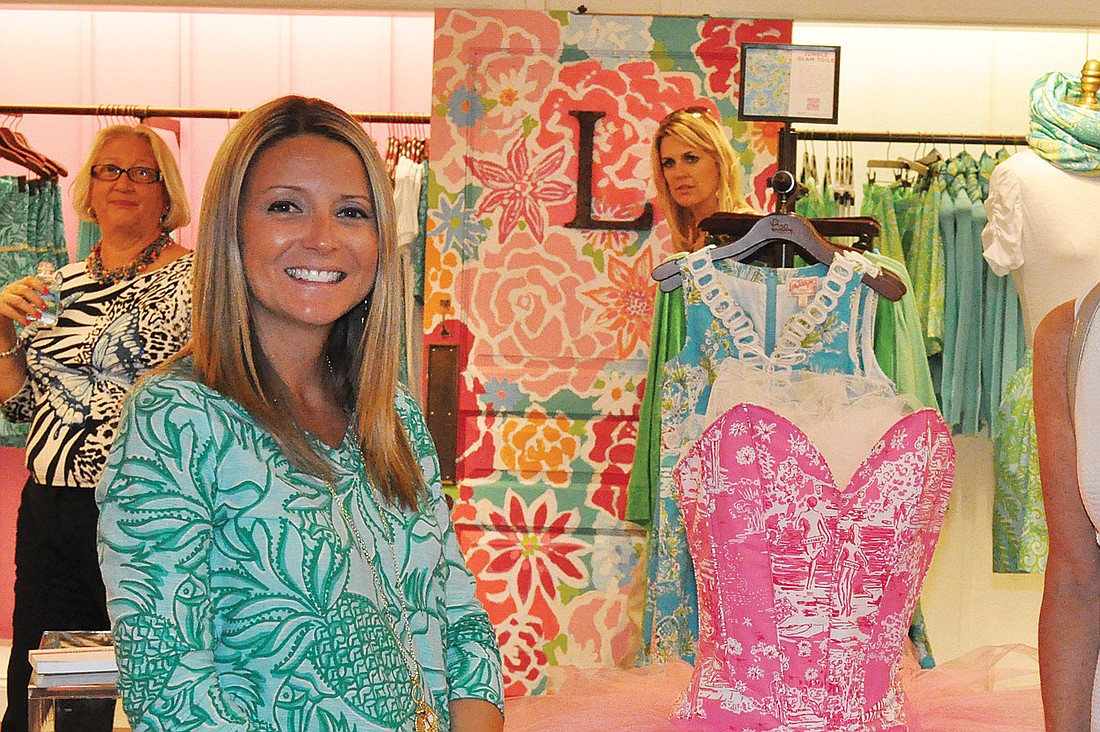Lilly Pulitzer Store Manager Shannon Moulton and Development Director for Sarasota Ballet Noreen Delaney