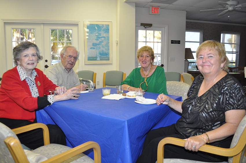 Kimmy and John Hartigan, Carol Marran and Pat Sarbadnikari