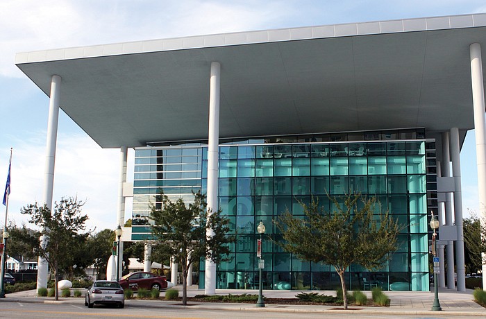 The Sarasota Herald-Tribune is located at 1741 Main St. Photo by Rachel S. O'Hara.