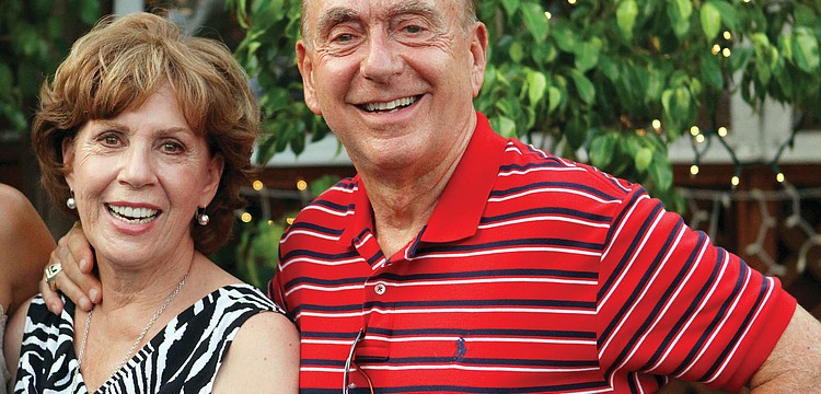 Dick and Lorraine Vitale hosted a V Foundation fundraiser at Cafe Gabbiano in the Village.