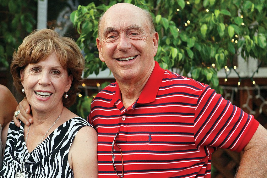 Dick and Lorraine Vitale hosted a V Foundation fundraiser at Cafe Gabbiano in the Village.