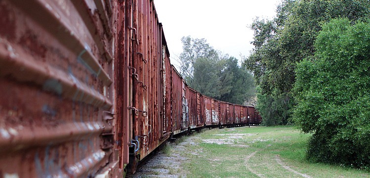Abandoned boxcars on the railroad track through Shade Avenue concerned nearby residents in April.
