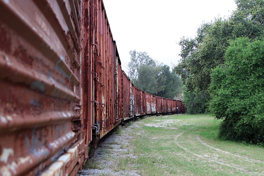Abandoned boxcars on the railroad track through Shade Avenue concerned nearby residents in April.