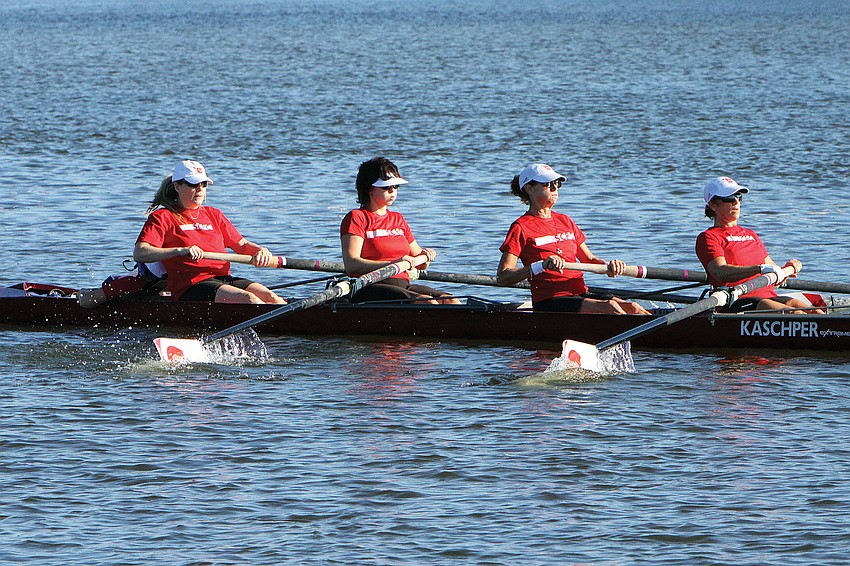 Sarasota Countyâ€™s Womenâ€™s Masters 4x team finished second in the Sarasota 5000 Regatta in October.