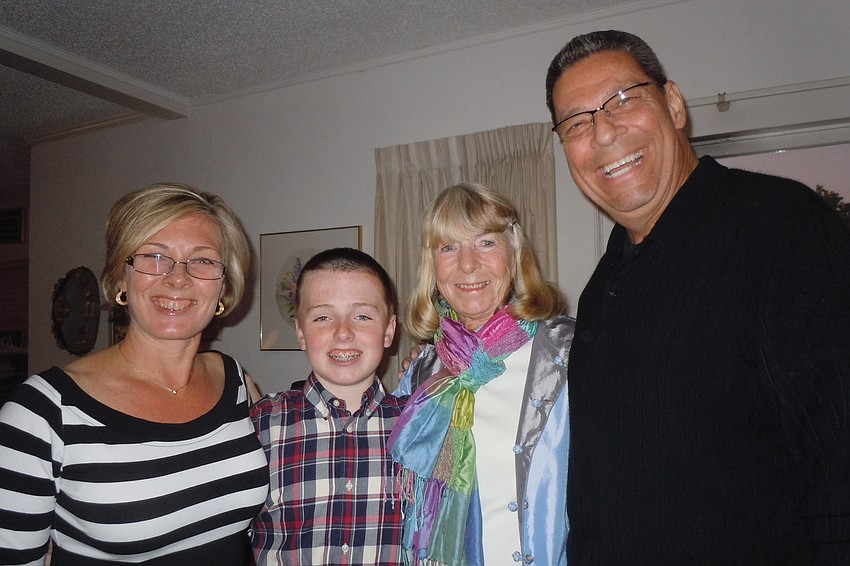 Andrea Moriarty, Luke Moriarty, Kip O'Neill and Terry Petesch