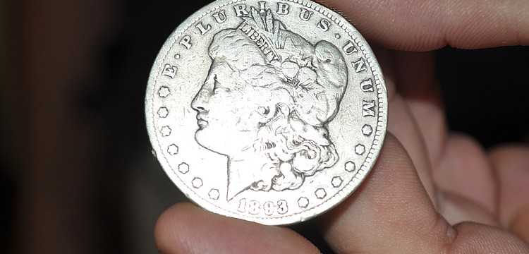 This coin is estimated to be worth around $10,000. It is one the International Coin Collectors Association purchased for $6,000 at its event at the Hilton Longboat Key.