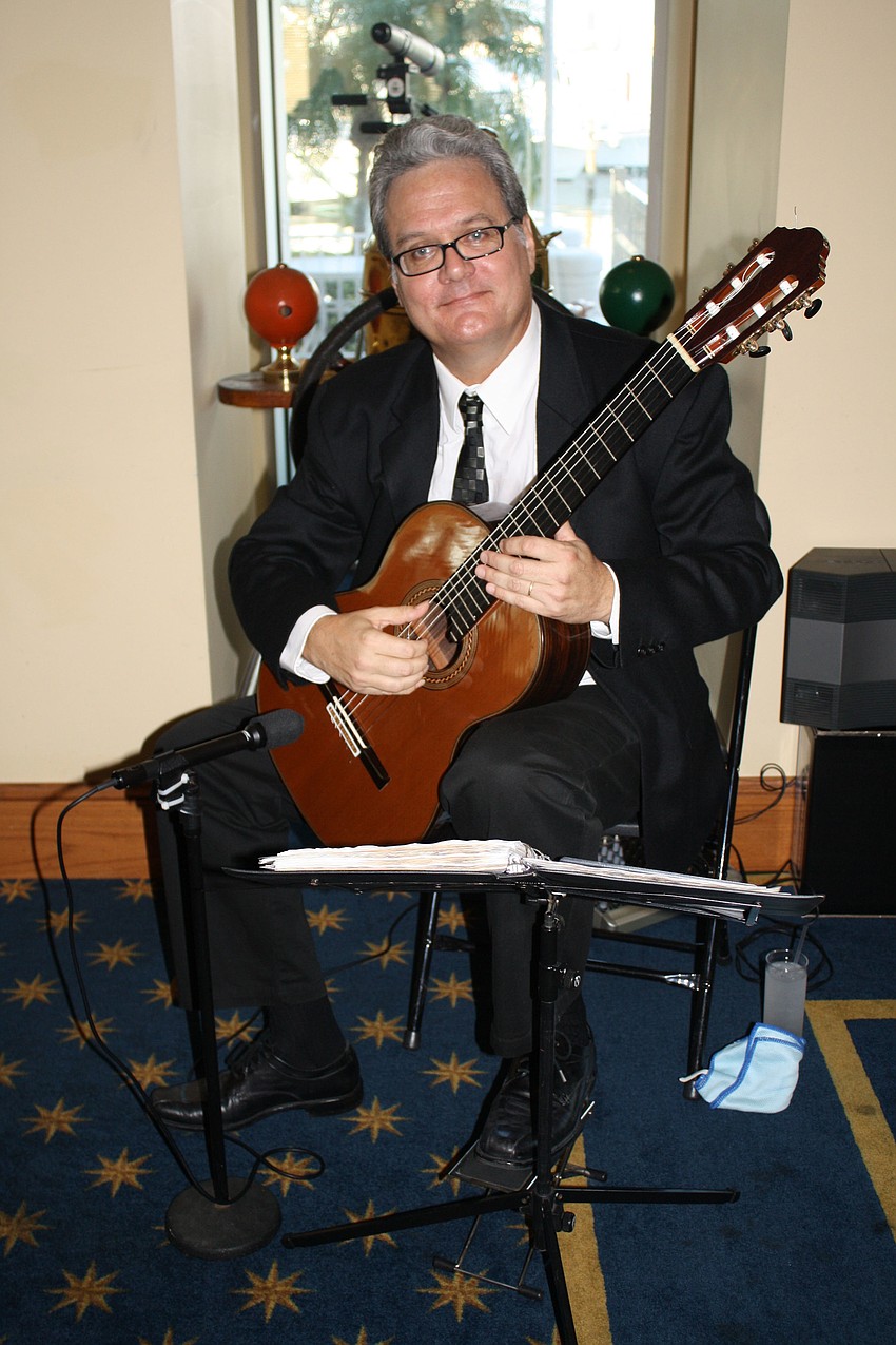 Founding President of GuitarSarasota Thomas Koch poses for a photo.