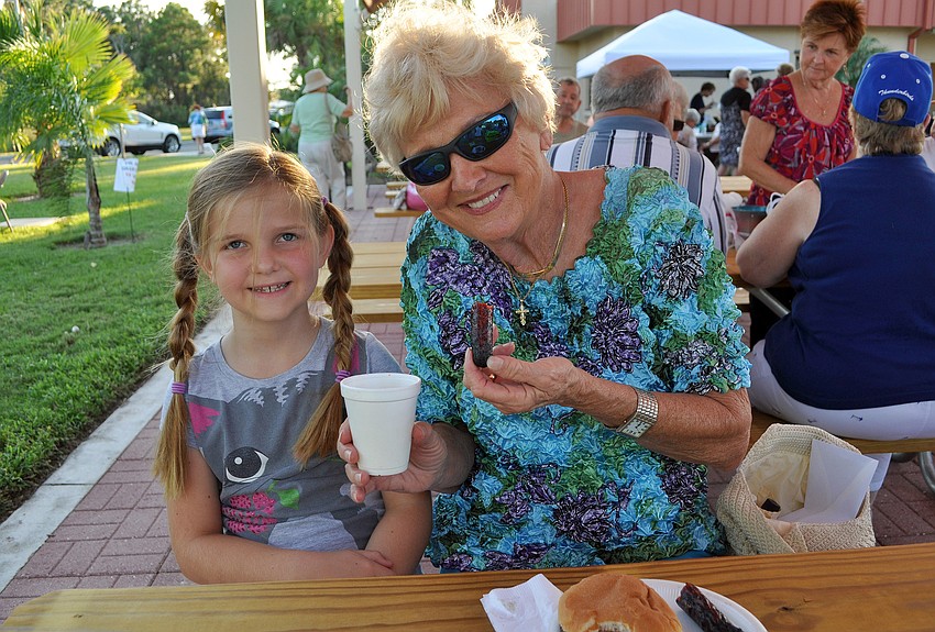 Jacquie Puprino, 7, and Joyce Korinek.