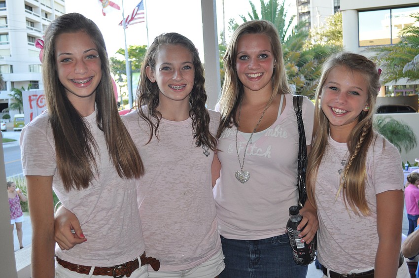Kat Schulte, Kyla Siefert, Hannah Schilling and Katie Schaefer.