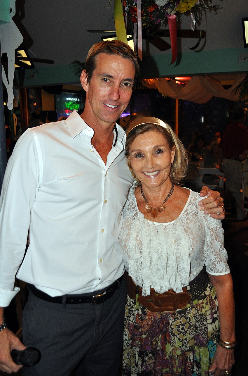 Russell Matthes poses with his mother, Elise.