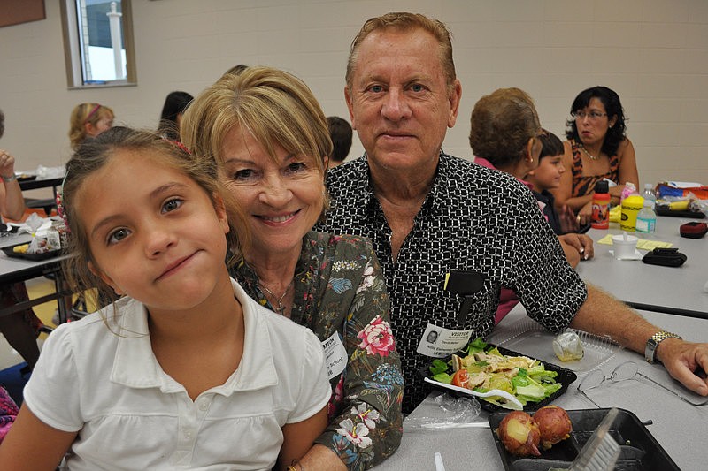 Nicole Bastidas with her grandparents Ann and David Walker