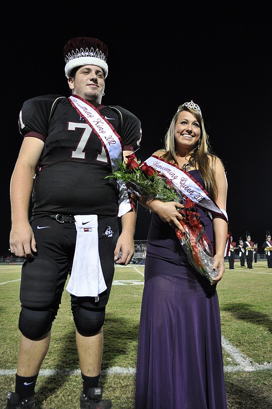 Michael Pulawski and Veronica Colombaro were crowned Homecoming King and Queen.