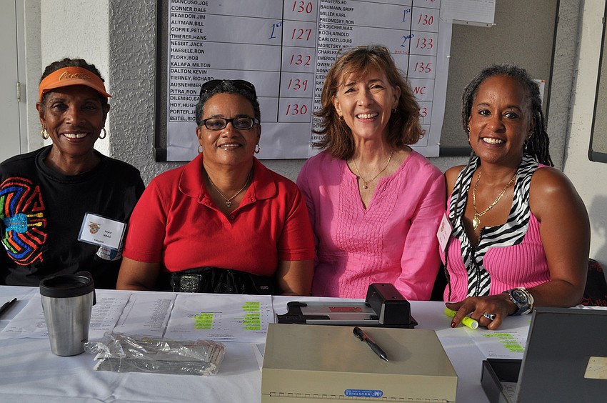 Board Member Joyce White, Board Member Cheryl Smith, Volunteer Phyllis Brown and Executive Director Fayanne Hayes.