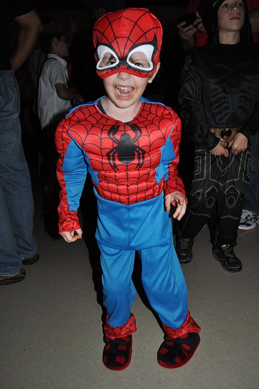 Bryce Albritton, 5, danced the night away.