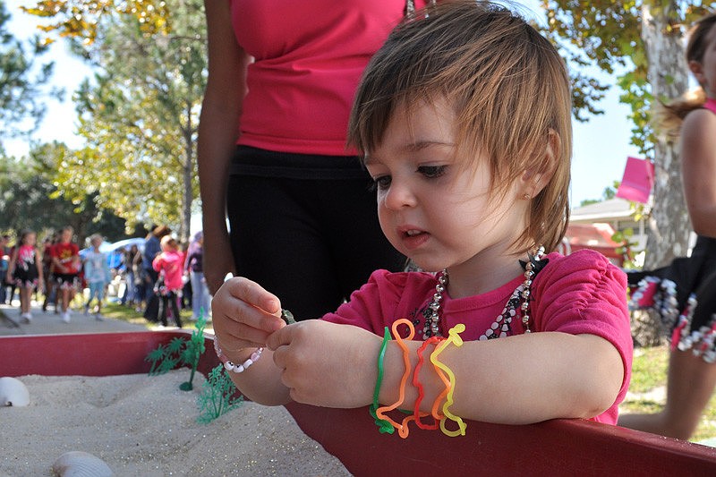Mya Williams digs for dinosaurs.