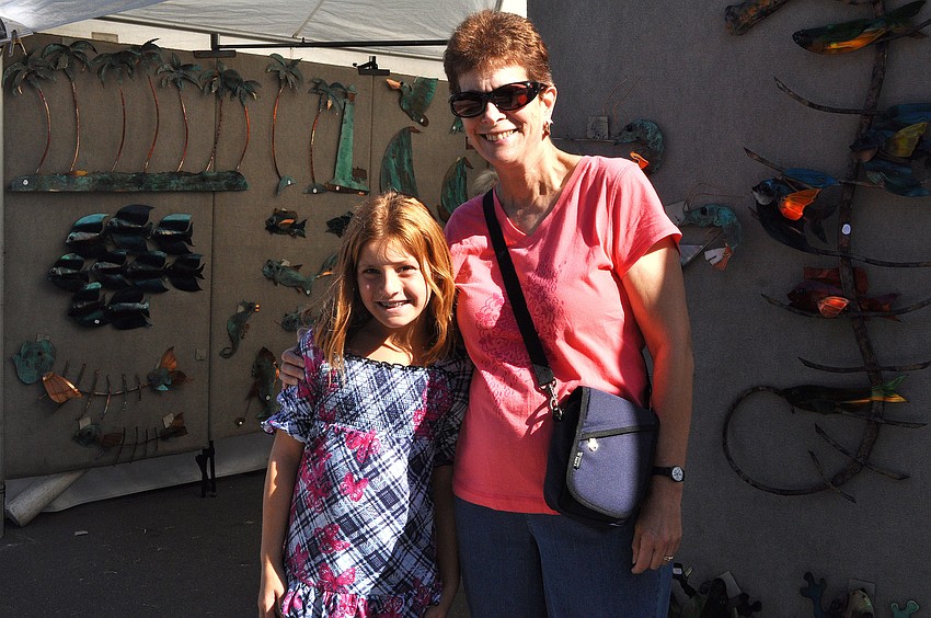 Anastasia Bruzzichesi, 8, and Sharon Klass