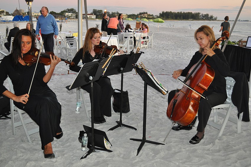 Ensemble Lyrique consisting of Margot Zarzycka, Shawna Trost and Susan Stein who are also members of Sarasota Orchestra