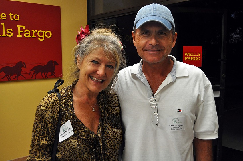 Donna Thorsen and Capt. Tracey Dell