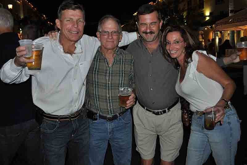 Ted Holmes, Bill Holmes, Richard Smalley and Debra Ratzlaff celebrated Ted and Richard's birthdays.