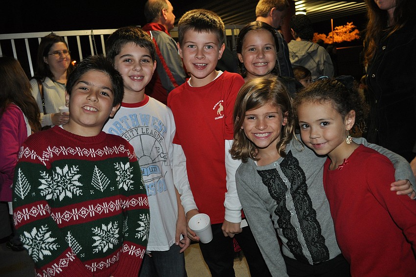 Pictured clockwise from left are: Vincent Alesi, Nicholas Freeman, Jacob Danowski, Jordan Cangro, Lilly Linch and Jenna Santiago.