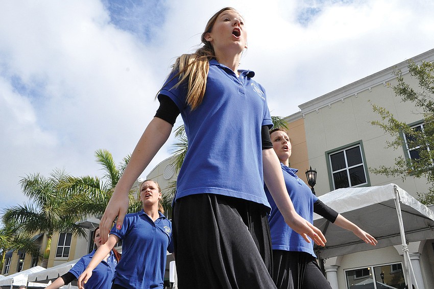 Jillian Smith of the Mustang Players performed 