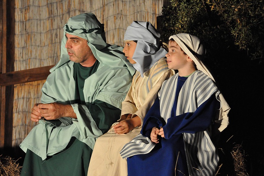 As the innkeeper, John King and his son, James, and nephew, Nathan Walmsly, provided a place for Mary and Joseph to stay.
