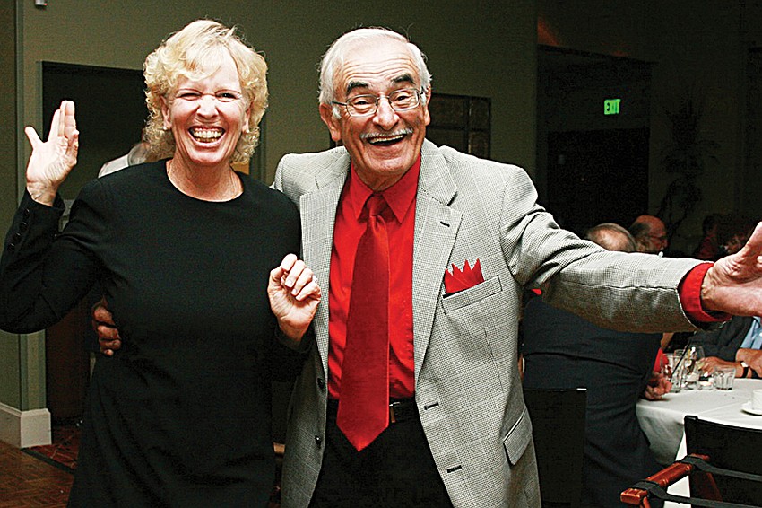 Mary Harbulak and Lee Maciel danced at Stoneybrook Golf and Country Club's Valentineâ€™s Day Dinner Dance