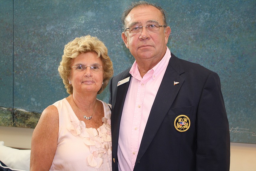 Sheila and Tony Marzucco pose for a photo.