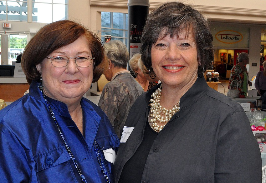 Barbara Price poses with Baby Basics Founder, Jean Ann Lynch.