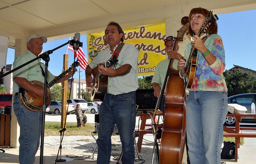 The Skeeterland Band was one of three bans that played at Benny Kimsey's Bluegrass Picnic.