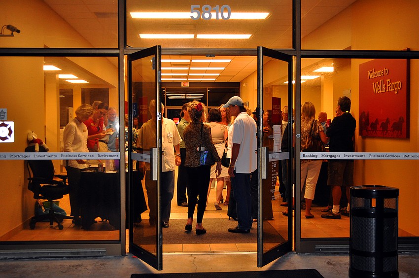 Wells Fargo Bank opened up their doors for the Siesta Key Chamber's After Hours and Business Card Exchange, Thursday, Nov. 17.