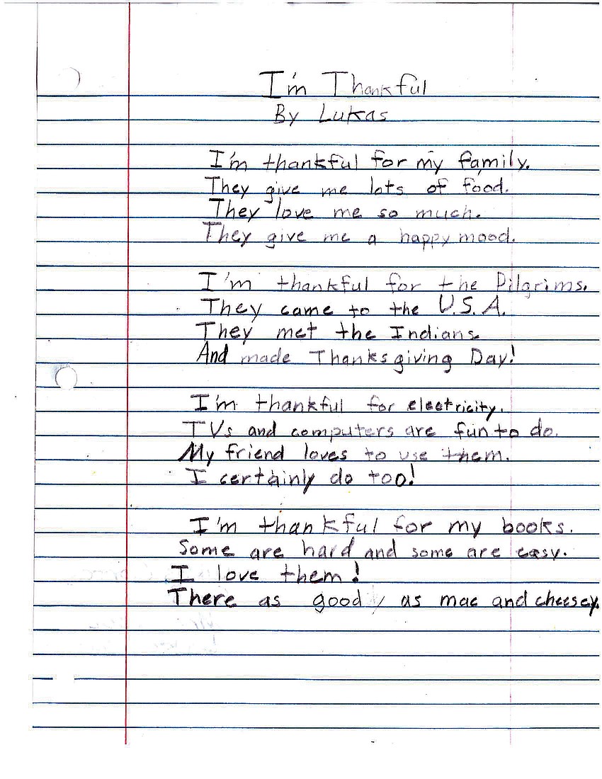 Lukas, Lakeview Elementary